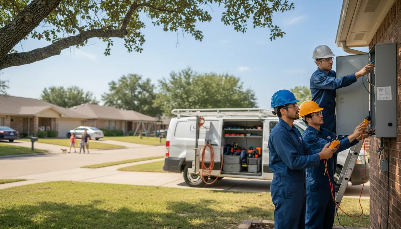 Certified electrician providing emergency electrical services in Bastian, VA